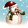 миниатюра к уроку Делаем анимацию со снеговиком в Фотошоп