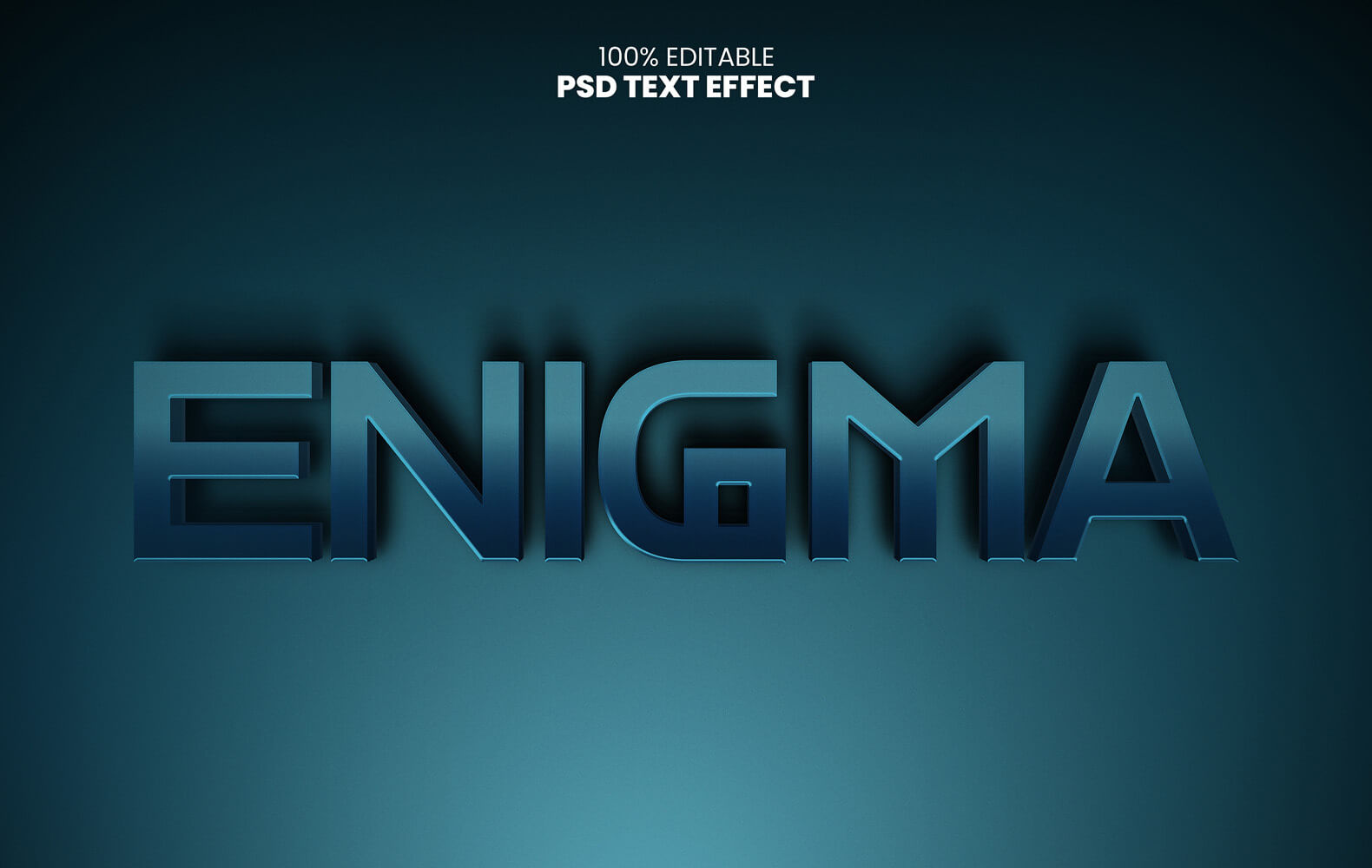 Текстовый эффект Еnigma (PSD)