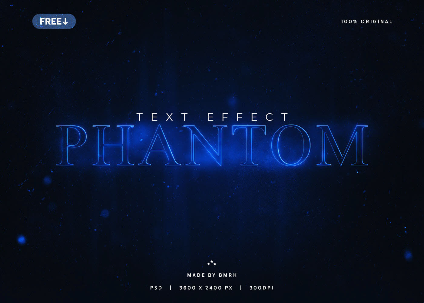 PHANTOM - Текстовый эффект (PSD)