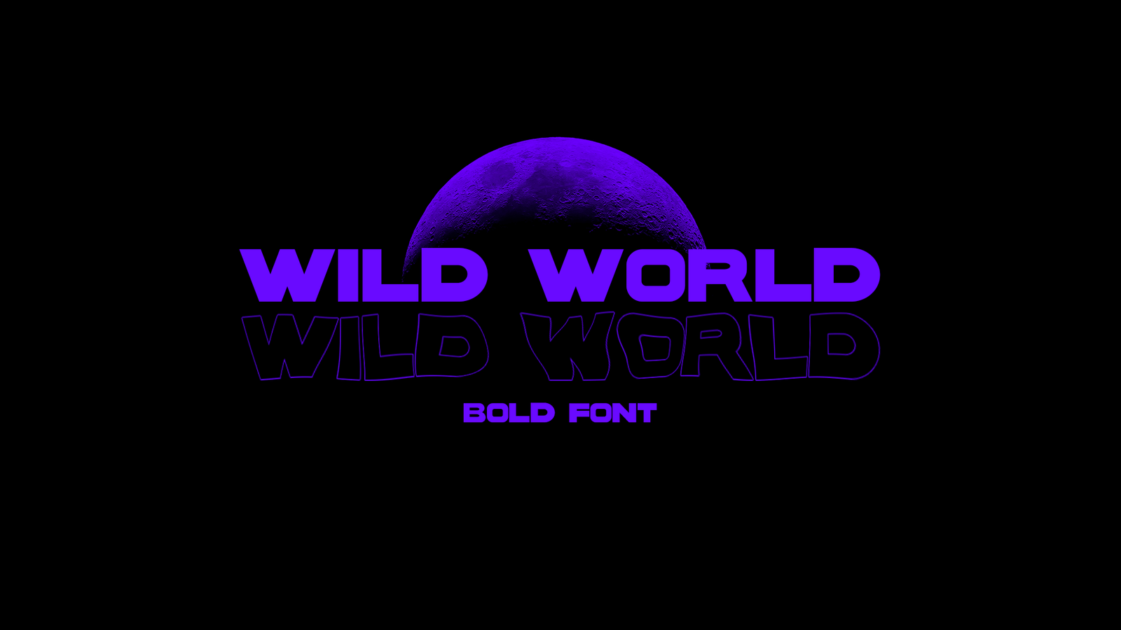 Шрифт - WILD WORLD (Латиница)