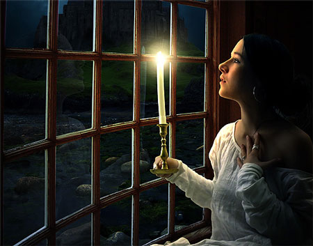 Картинки по запросу женщина со свечой